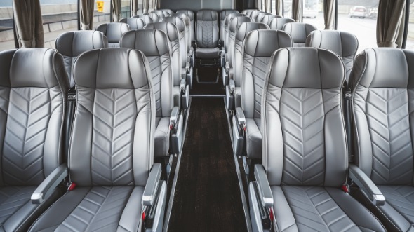 55 passenger charter bus interior